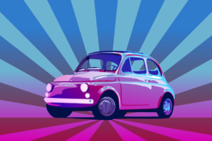 Car Fiat Italian Vehicle Blue Car  - OpenClipart-Vectors / Pixabay