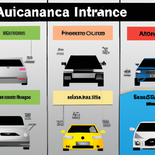 גרפיקה המציגה את סוגי ביטוח הרכב השונים