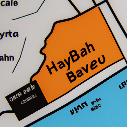 מפת חיפה מדגישה חנויות מצברים לרכב